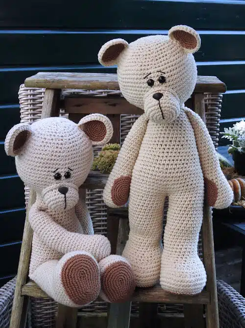 Haakpakket XXL Bear Basic Zit/Staand Linnen