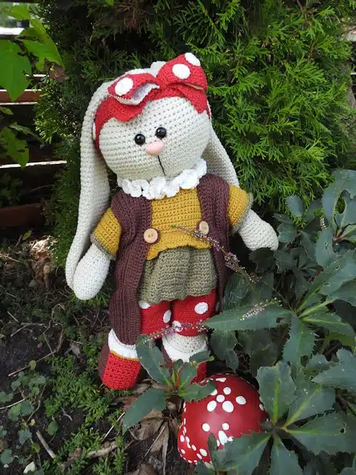 Haakpakket XXL Funny Bunny Kleding Dots Herfst