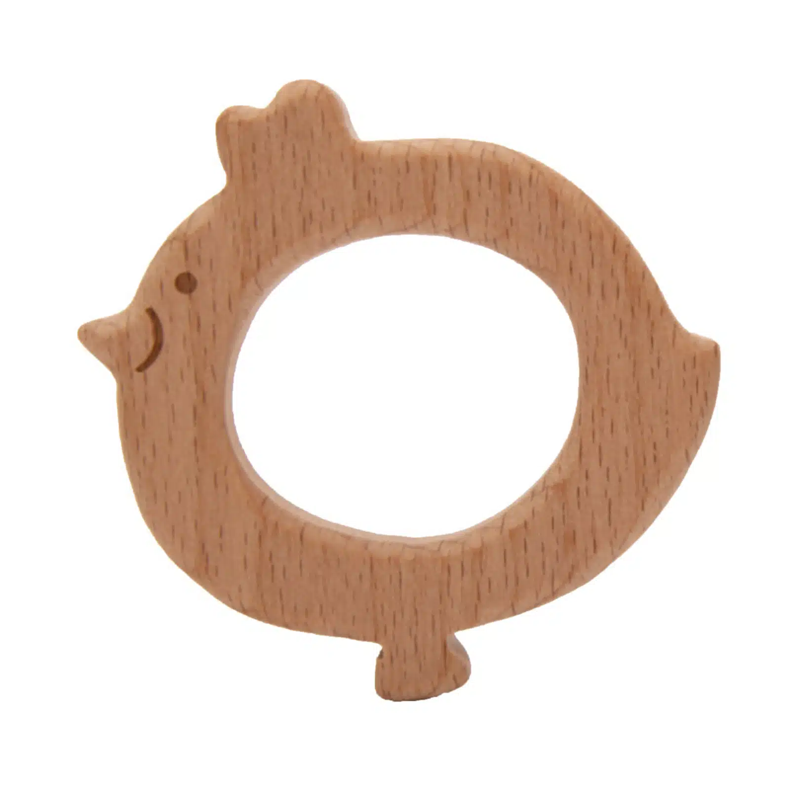 Houten Bijtfiguur Kip