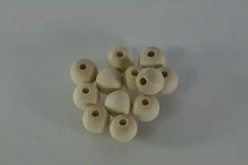 250st Houten kraal/Bal 10mm
