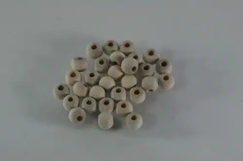 500st Houten kraal/Bal 6mm