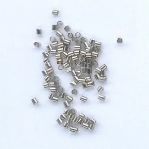 100st Knijpkraaltjes Recht 1.5mm Zilver