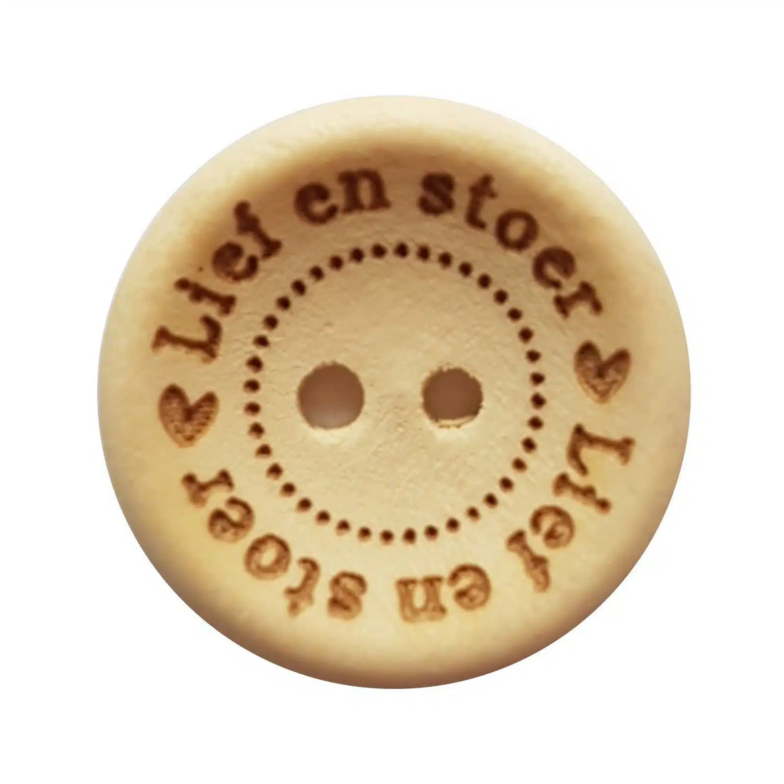 4st Knoop Hout Lief en Stoer 20mm