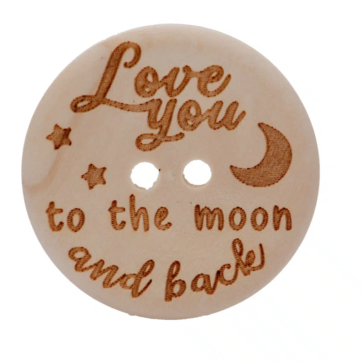 2st Knoop Hout Love You 30mm