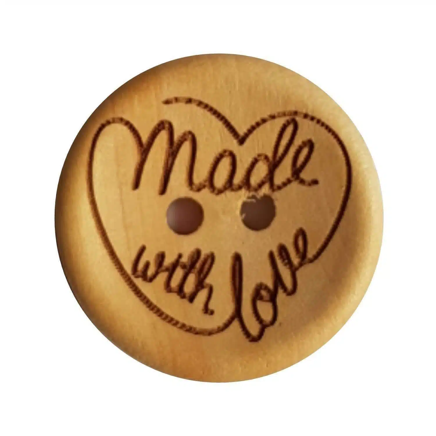 4st Knoop Hout Made With Love 20mm