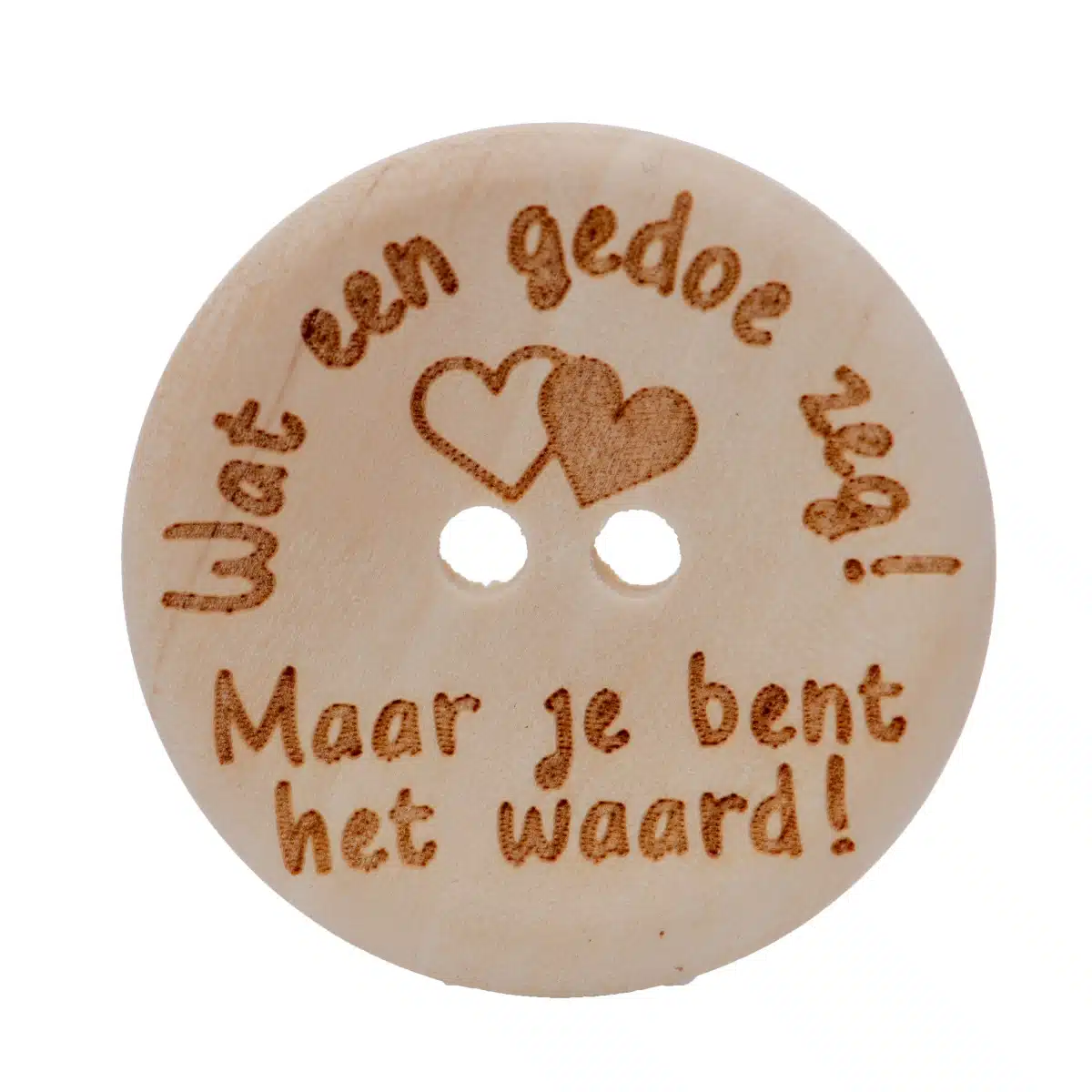 2st Knoop Hout Wat een gedoe zeg! 30mm