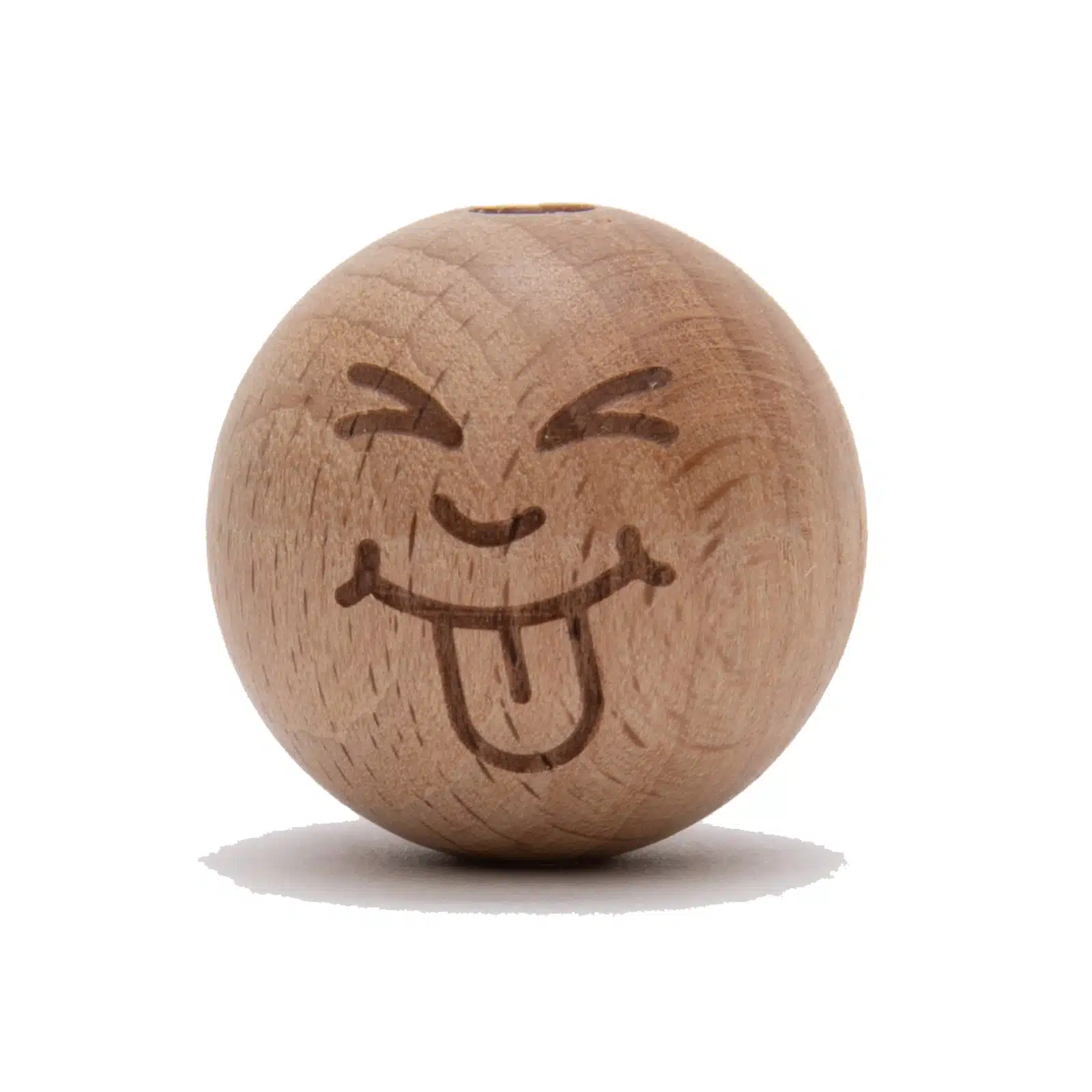 2st Kraal Hout Smiley Daan 25mm