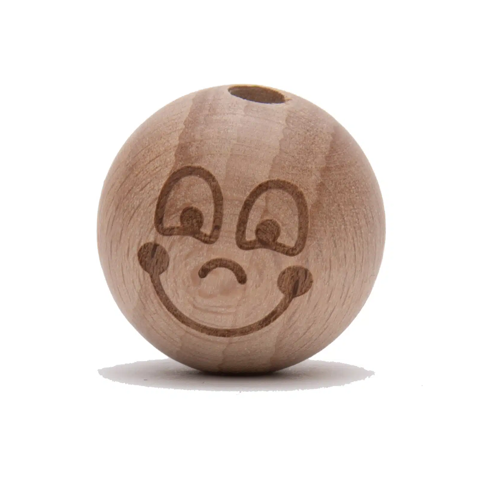 2st Kraal Hout Smiley Lotte 25mm