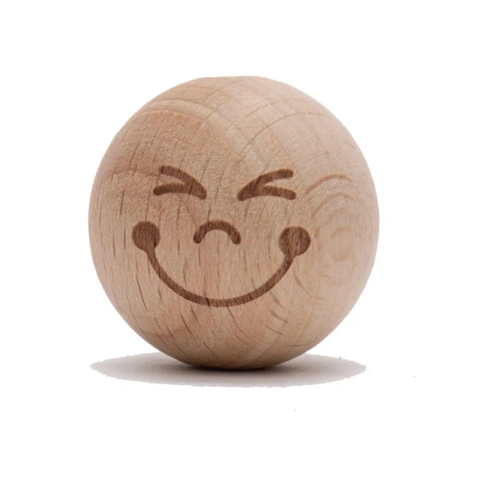 2st Kraal Hout Smiley Lucas 25mm