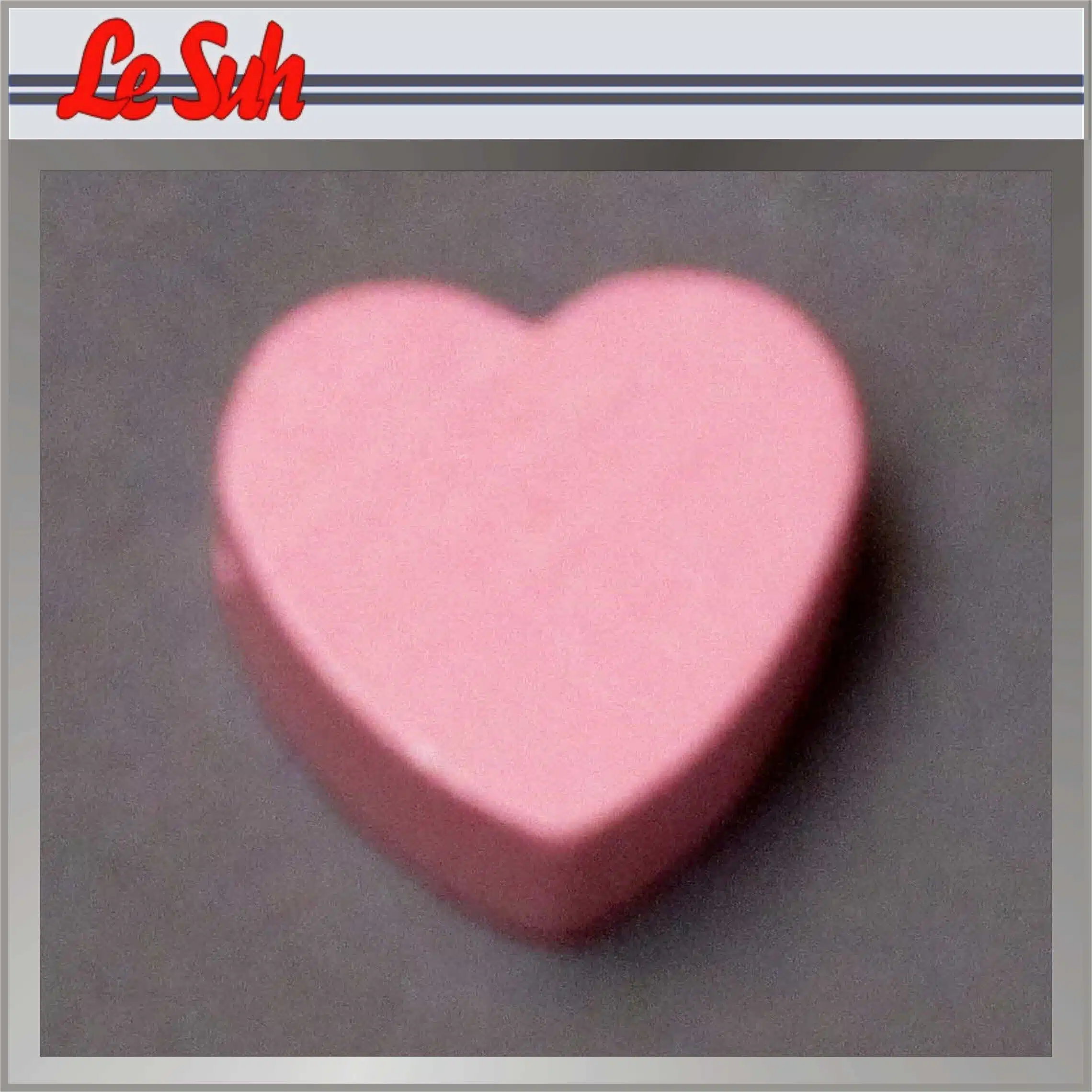 5st Houten Hart Roze 20x18mm (8mm)