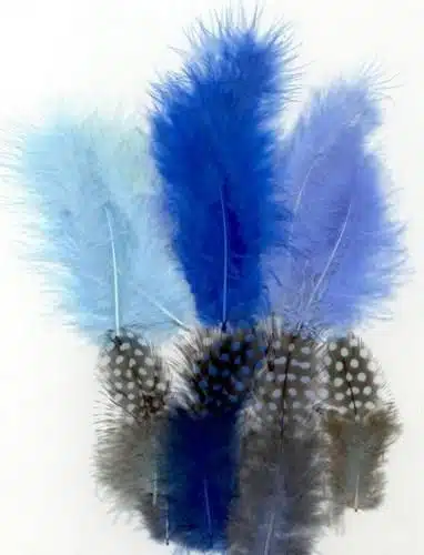 18st Marabou Veertjes Mix Blauw