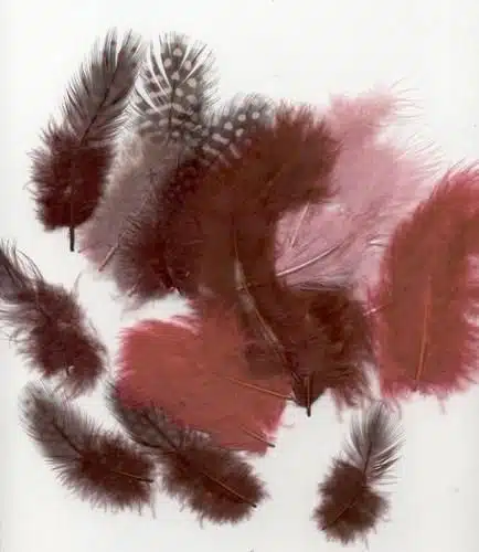 18st Marabou Veertjes Mix Rood