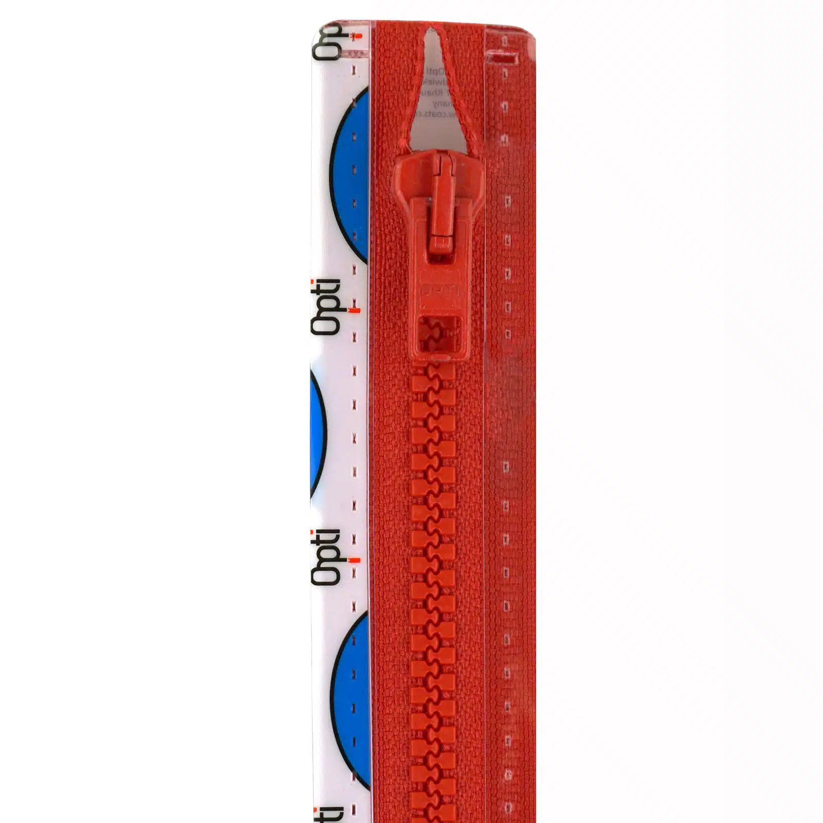Opti-Lon Deelbare Rits P60 Rood-722