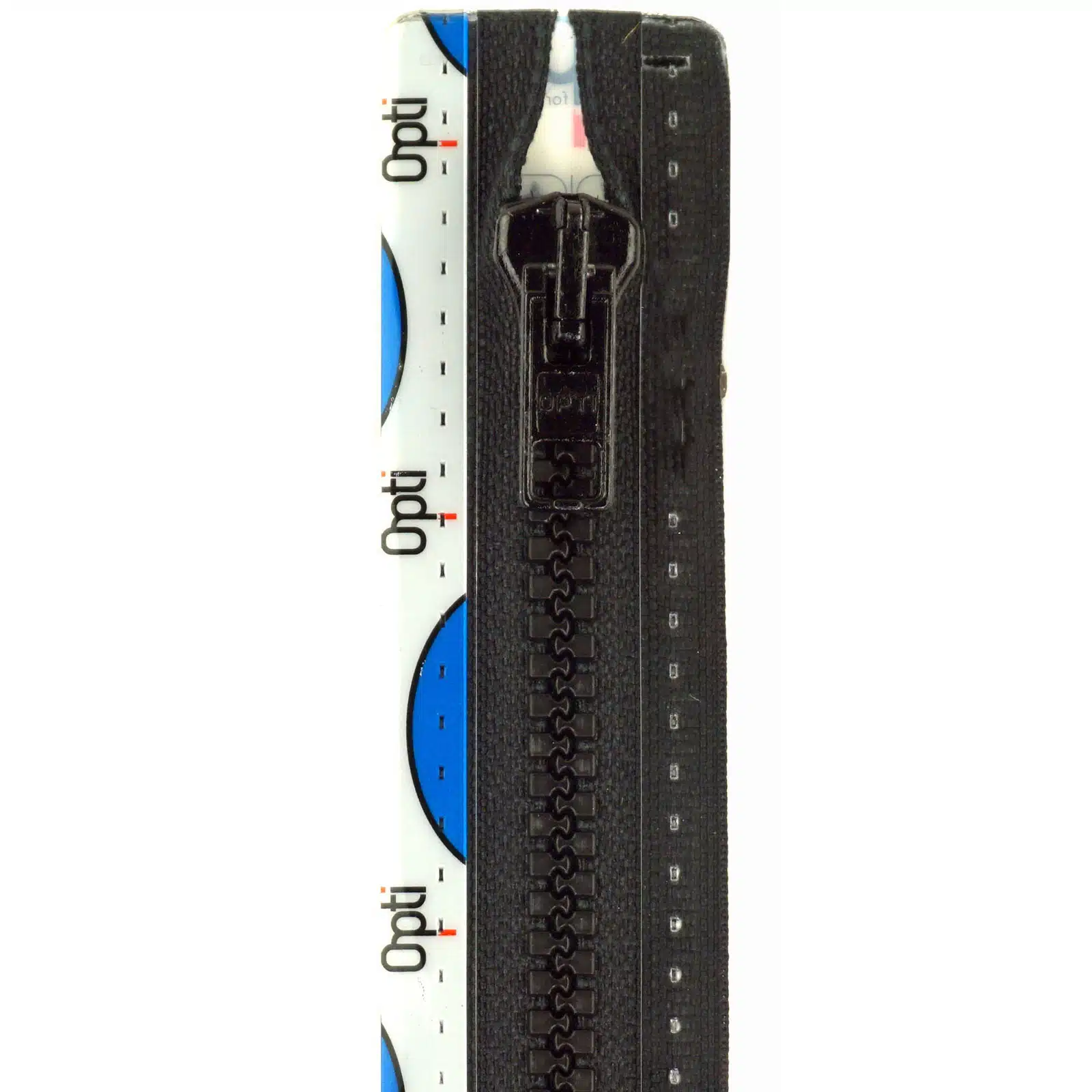 Opti-Lon Deelbare Rits P60 Zwart-000