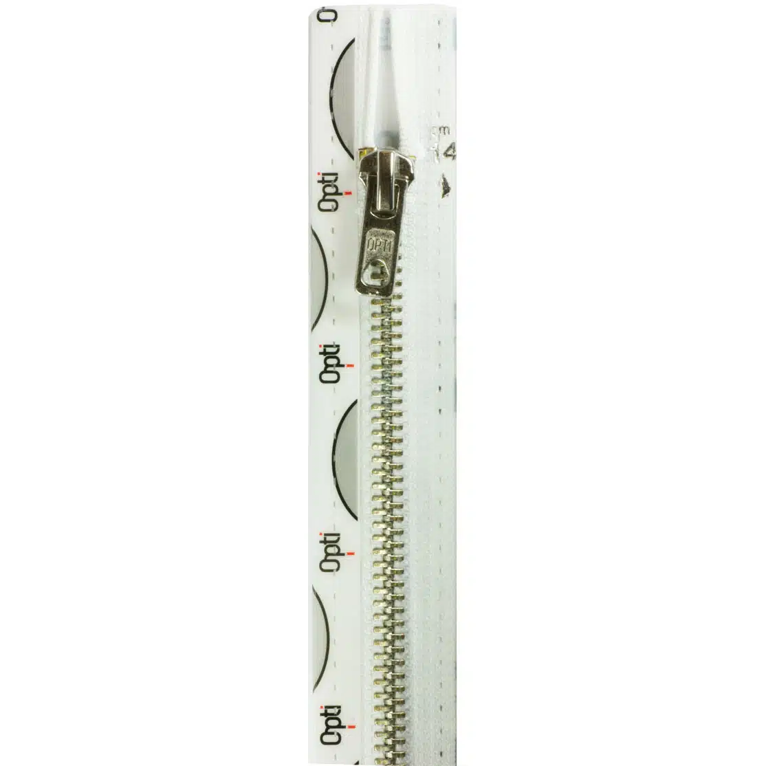 Opti-Lon Spijker Rits M60 Wit-009