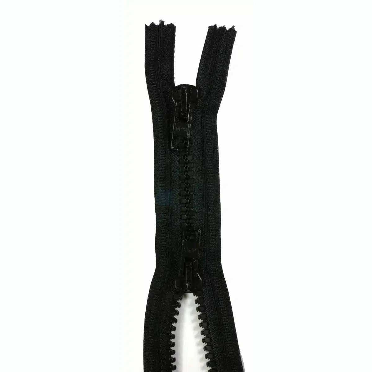 Opti-Lon Zweiwege Rits P60 Zwart-000