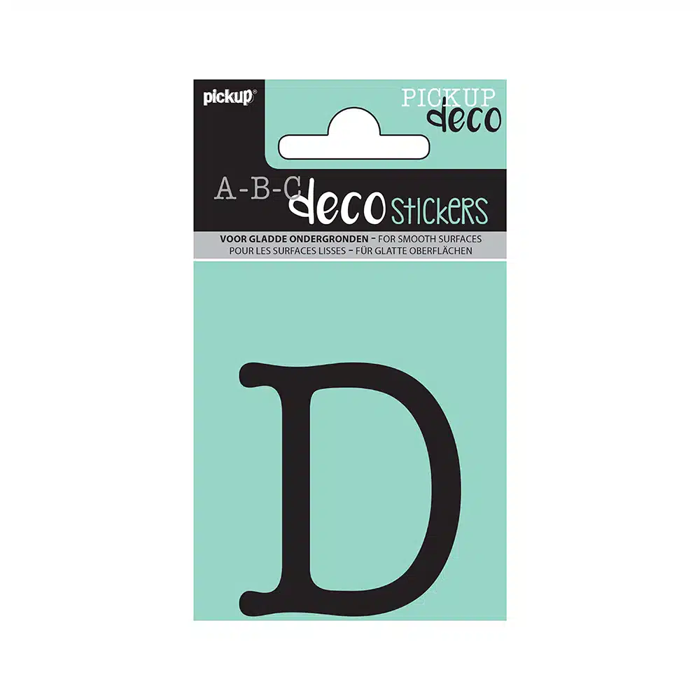 PU Letter D Maud Zwart 60mm