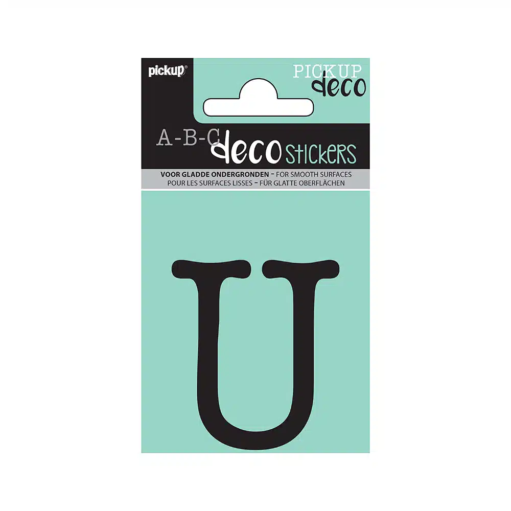 PU Letter U Maud Zwart 60mm