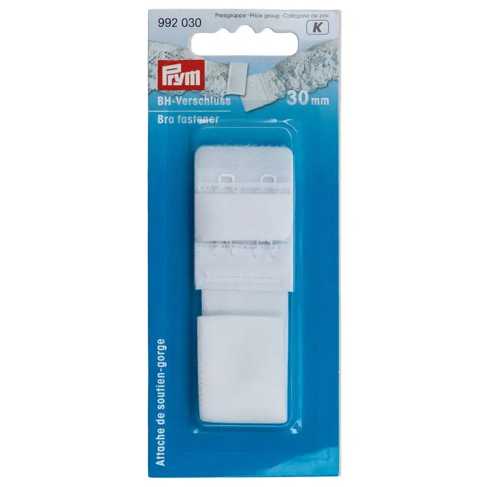 Prym K;BH Sluiting Wit 30mm