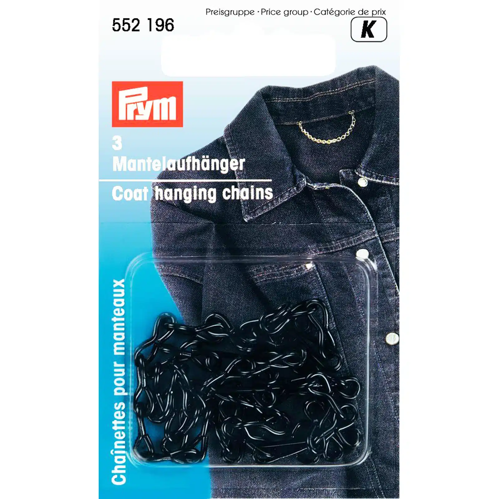 Prym K;3st Jaslusjes Metaal Zwart