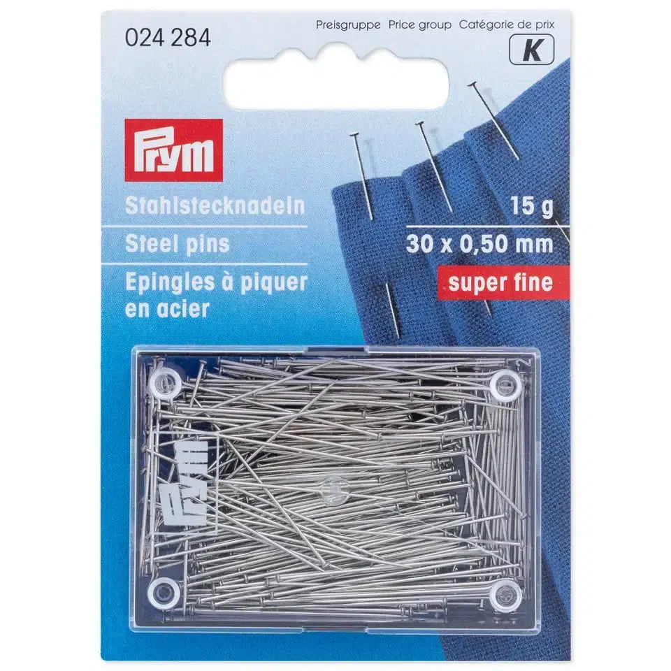 Prym K;15gr Metalen kopspelden 30x0,50mm