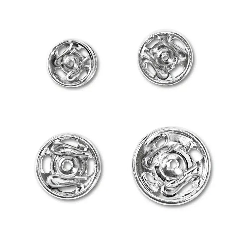 Prym K;Opnaaidrukker Zilver 6-11mm 20st