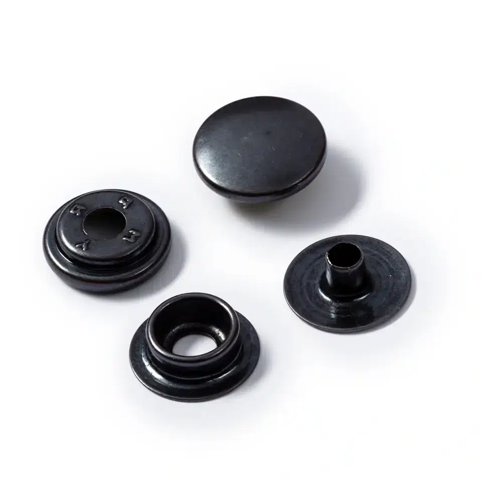 Prym BB;10st Zware Drukkers Zwart 15mm