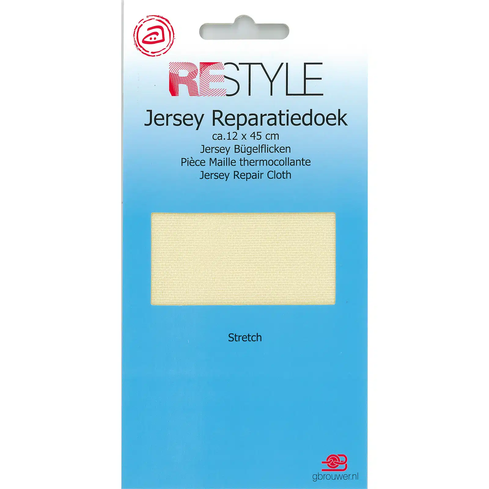 Reparatiedoek Stretch/Jersey Ivoor