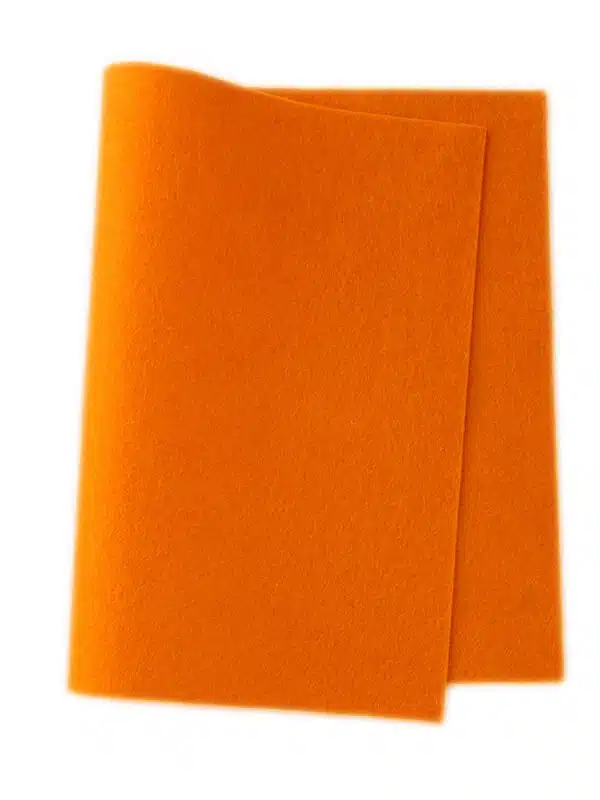 True Vilt 100% Wol 20x30cm L.Oranje