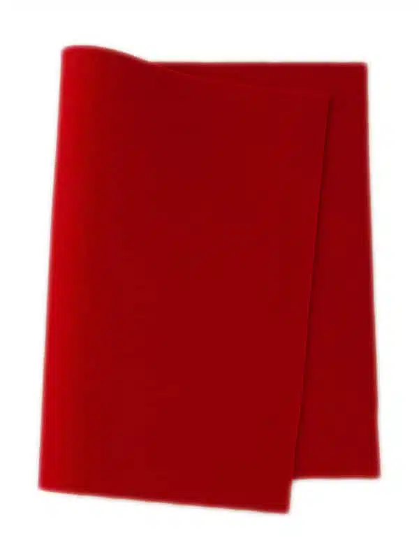 True Vilt 100% Wol 20x30cm Rood