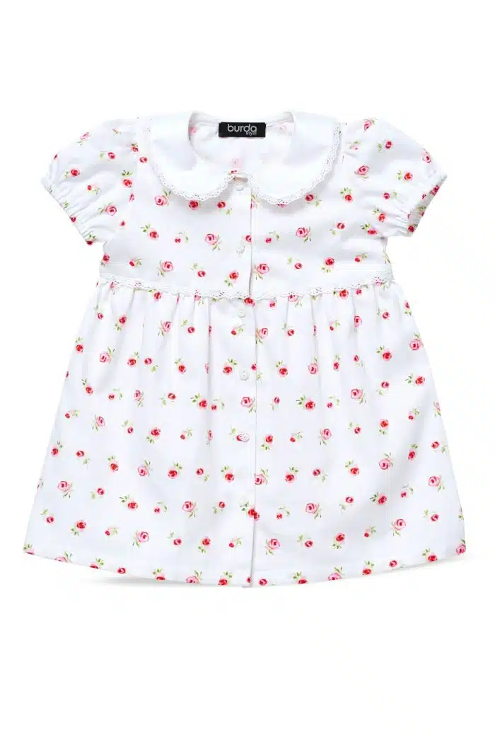 Burda Geel 9357 - Folklore stijl: Jurk in variaties en schort