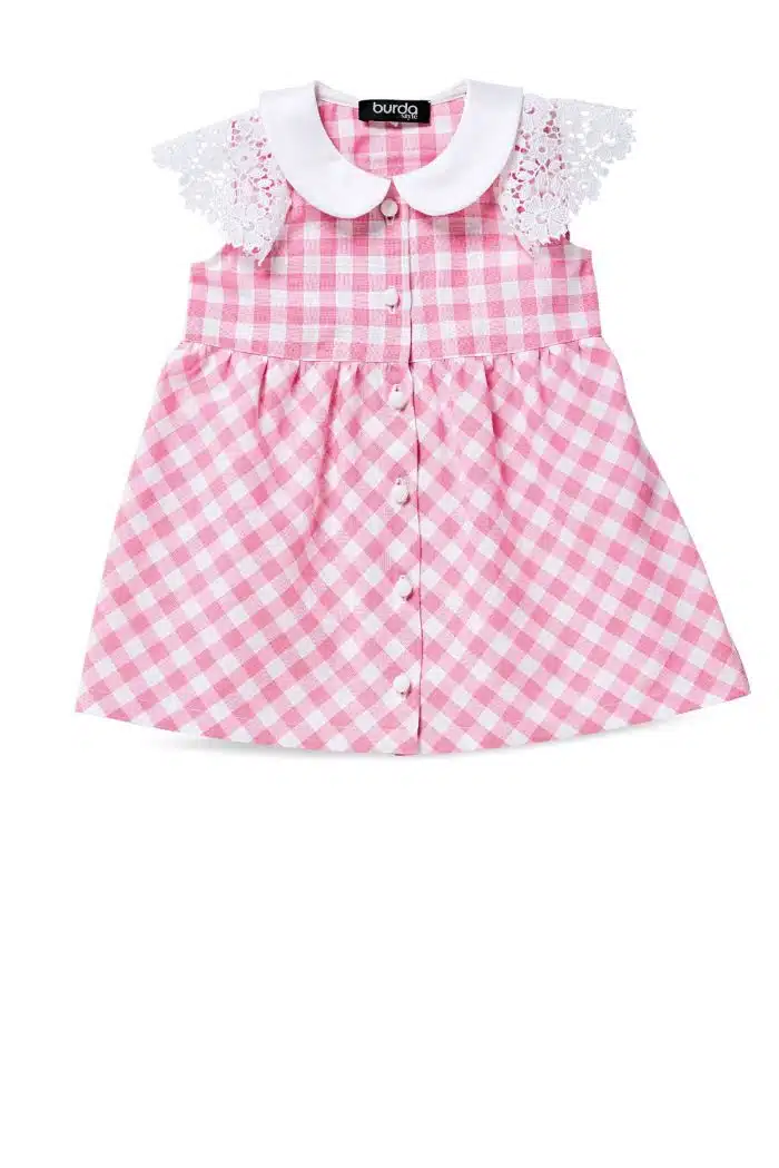 Burda Geel 9357 - Folklore stijl: Jurk in variaties en schort