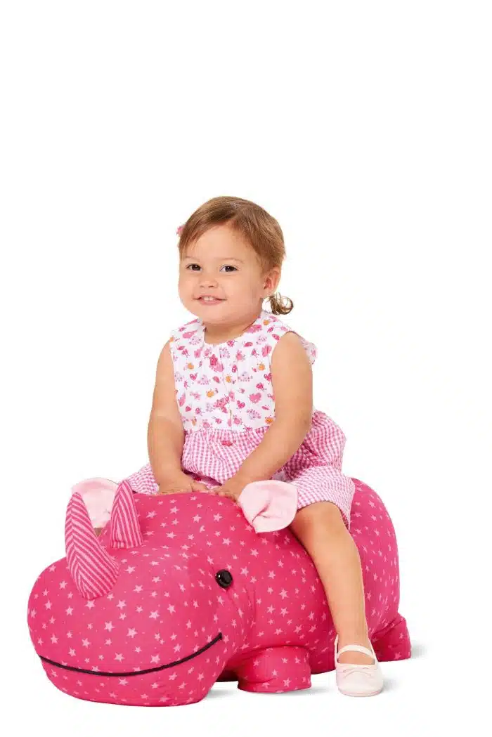Burda Geel 9357 - Folklore stijl: Jurk in variaties en schort