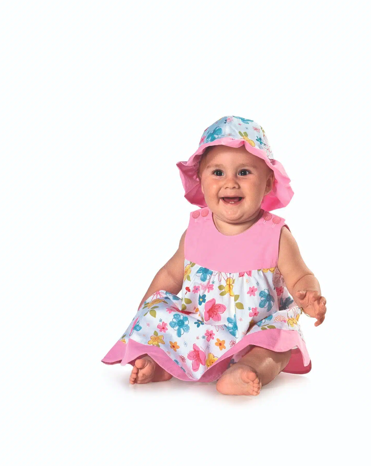 Burda Groen 9712 - Combinatie: babykleding in variaties