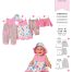 Burda Groen 9712 - Combinatie: babykleding in variaties