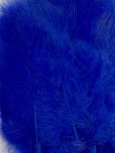 15st Marabou Veertjes Cobalt Blauw