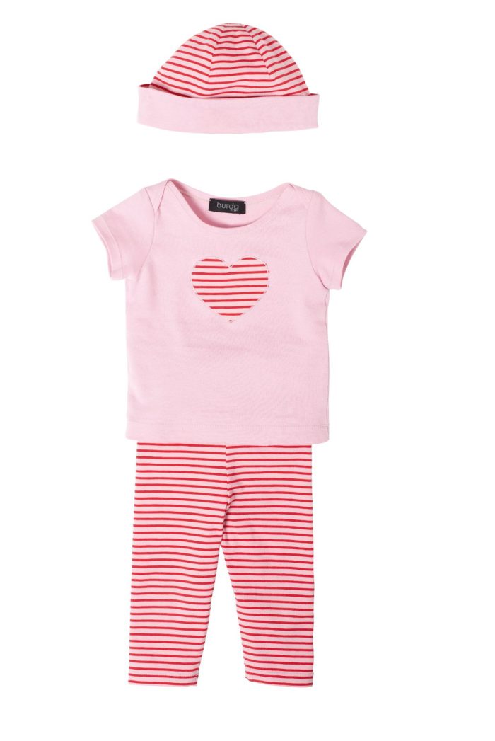 Burda Groen 9423 - Shirt en broek in variaties