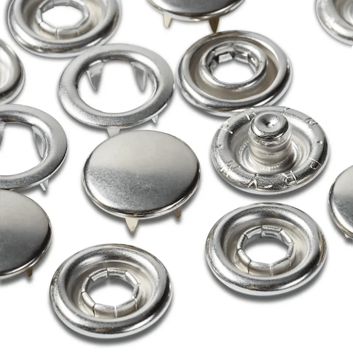 Prym AA;20st Drukknopen Jersey Zilver 10mm