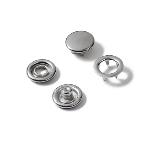 Prym AA;20st Drukknopen Jersey Zilver 10mm