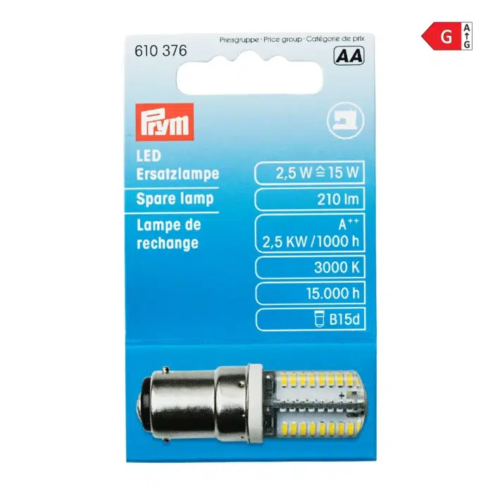 Prym AA;LED Naaimachine Lampje Bayonet