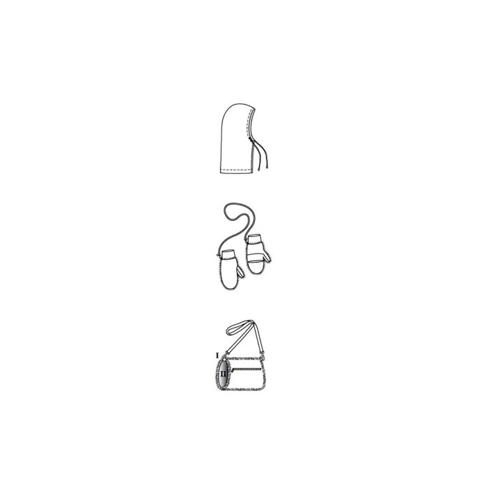 Burda Patroon 5759 - Accessoires Set