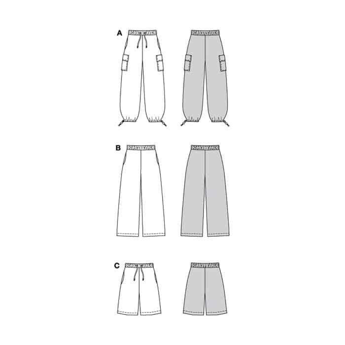 Burda Patroon 5761 - Broek in Variaties