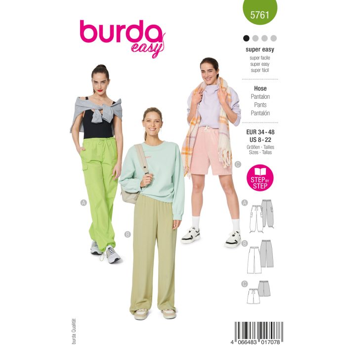 Burda Patroon 5761 - Broek in Variaties