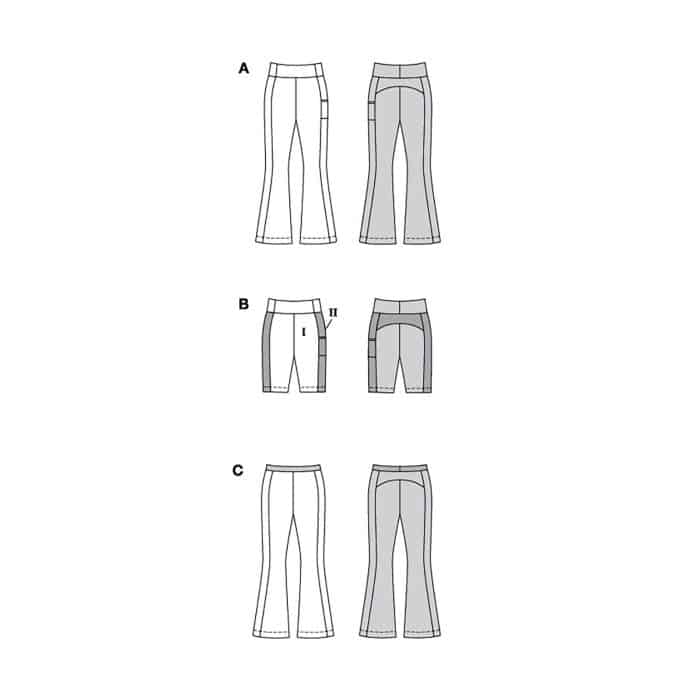 Burda Patroon 5762 - Broek in Variaties