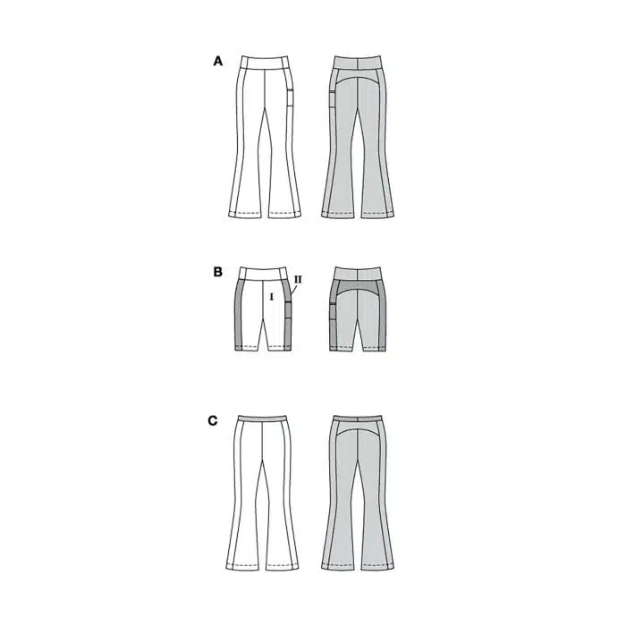 Burda Patroon 5762 - Broek in Variaties