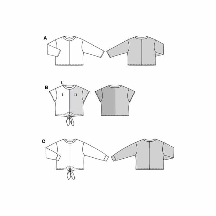 Burda Patroon 5763 - Shirt in Variaties