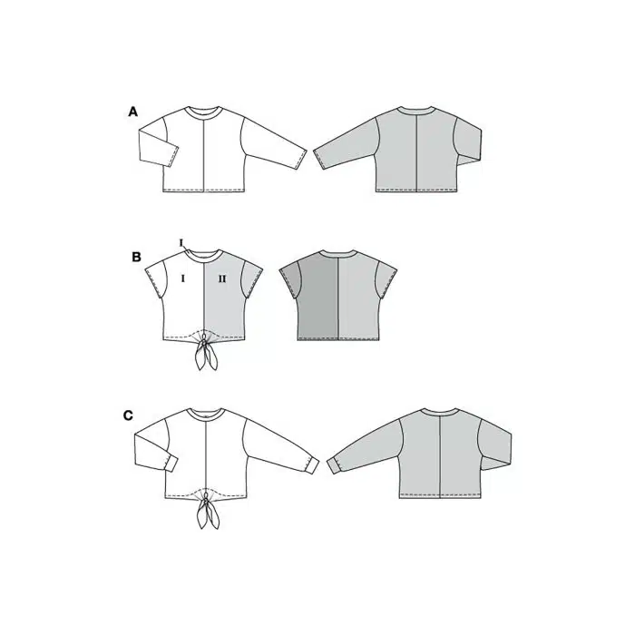 Burda Patroon 5763 - Shirt in Variaties