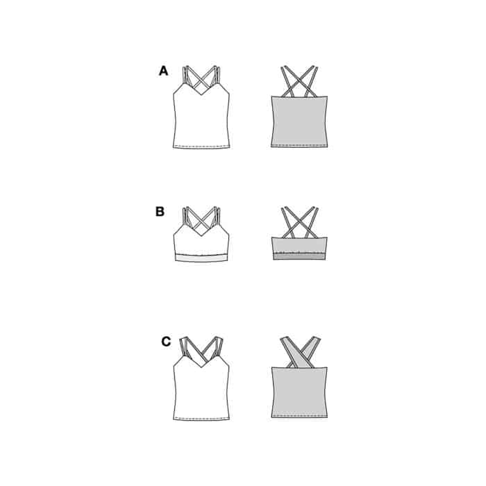 Burda Patroon 5765 - Top in Variaties