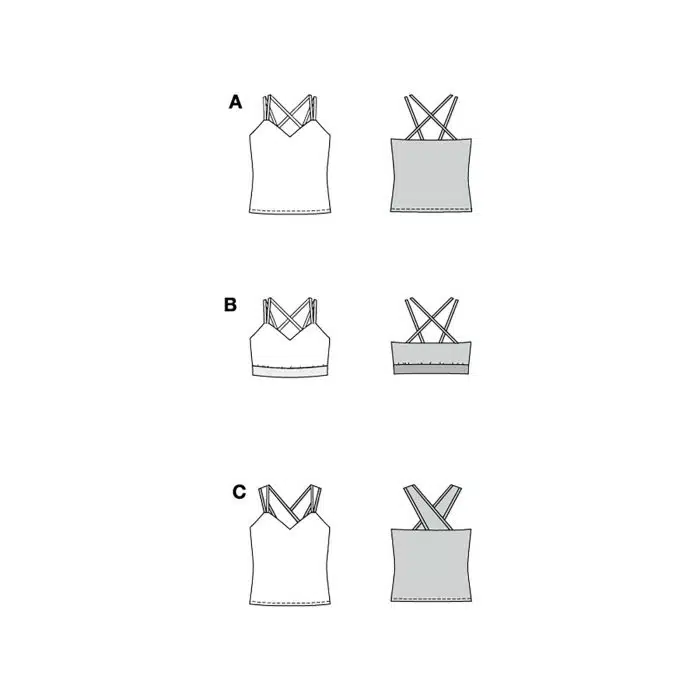 Burda Patroon 5765 - Top in Variaties
