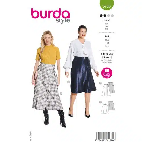 Burda Patroon 5766 - Rok in Variaties